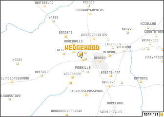 map of Wedgewood