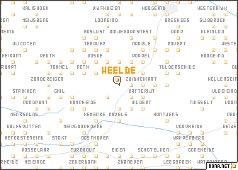 map of Weelde