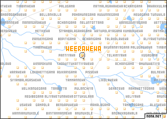 map of Weerawewa