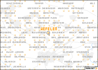 map of Wefelen