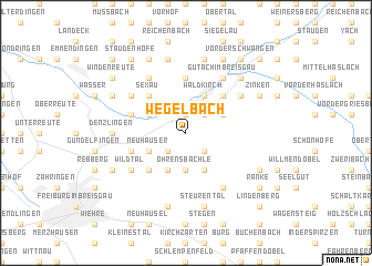 map of Wegelbach