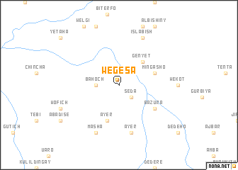 map of Wegesa