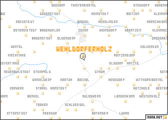 map of Wehldorferholz