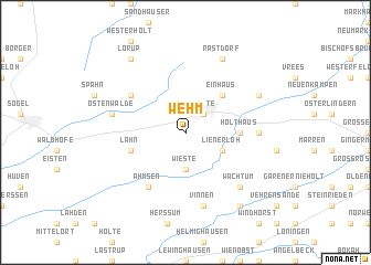 map of Wehm