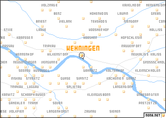 map of Wehningen