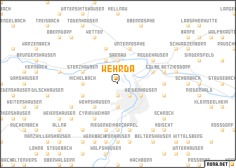 map of Wehrda