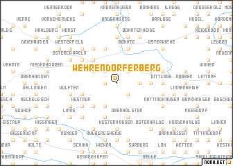 map of Wehrendorferberg