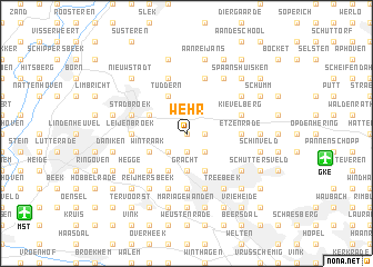 map of Wehr