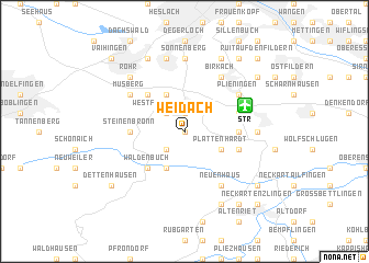 map of Weidach