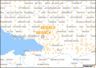 map of Weidach