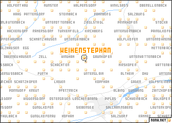 map of Weihenstephan