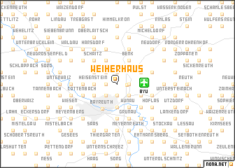 map of Weiherhaus