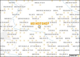 map of Weihershof