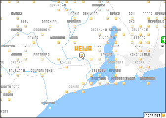 map of Weija