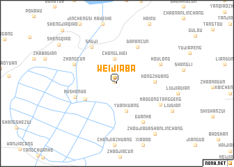 map of Weijiaba