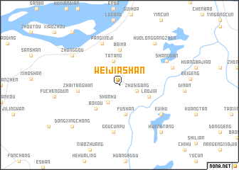 map of Weijiashan