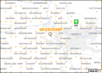 map of Weikershof