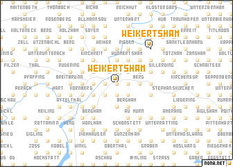 map of Weikertsham