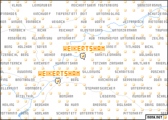 map of Weikertsham