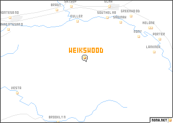 map of Weikswood