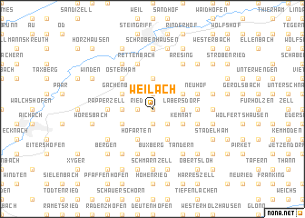 map of Weilach