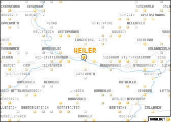 map of Weiler