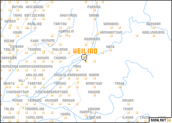 map of Wei-liao