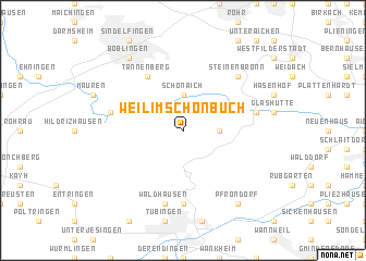 map of Weil im Schönbuch