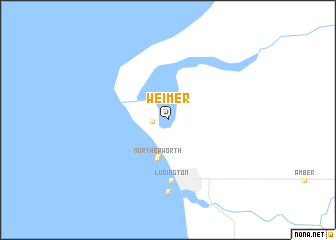 map of Weimer