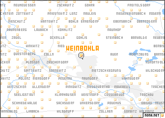 map of Weinböhla