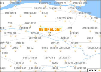 map of Weinfelden