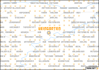 map of Weingarten