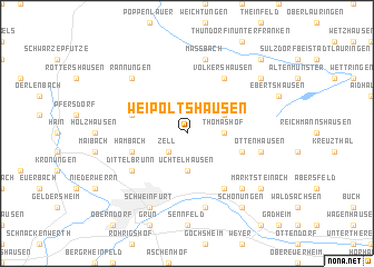 map of Weipoltshausen