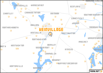 map of Weir Village