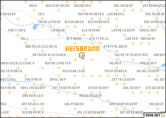 map of Weisbrunn