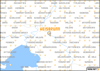 map of Weisbrunn