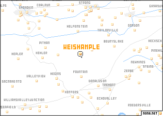 map of Weishample