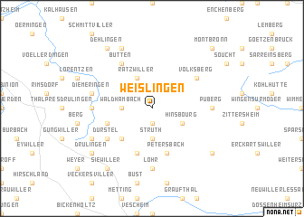 map of Weislingen