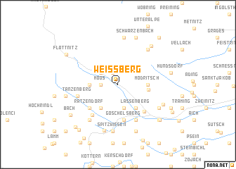 map of Weißberg