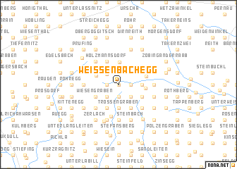 map of Weissenbachegg