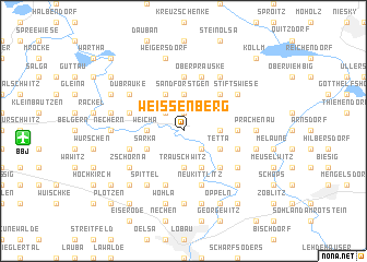 map of Weißenberg