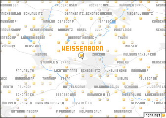 map of Weißenborn