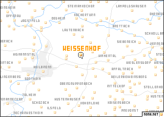 map of Weißenhof