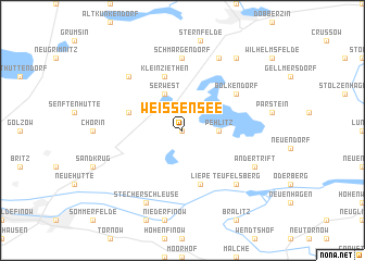 map of Weißensee