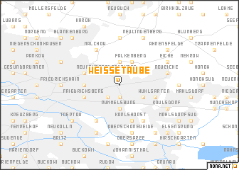 map of Weiße Taube