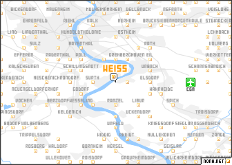 map of Weiß