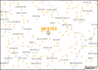 map of Weisten