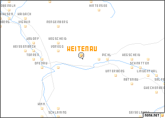 map of Weitenau