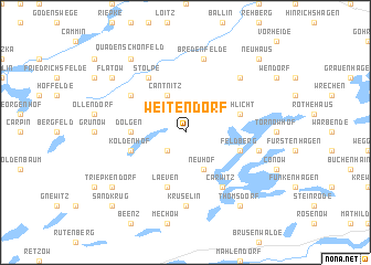 map of Weitendorf