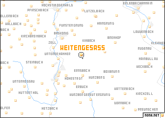 map of Weiten-Gesäß